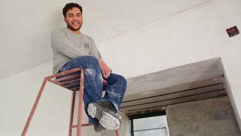 تصاویر /  اعزام گروه جهادی  طلاب مدرسه علمیه صالحیه قزوین به روستای سوگاه الموت