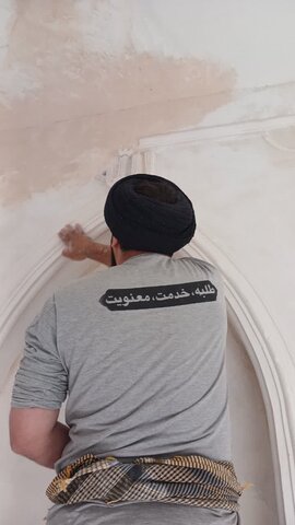 تصاویر /  اعزام گروه جهادی  طلاب مدرسه علمیه صالحیه قزوین به روستای سوگاه الموت