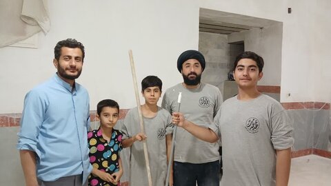 تصاویر /  اعزام گروه جهادی  طلاب مدرسه علمیه صالحیه قزوین به روستای سوگاه الموت