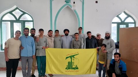 تصاویر /  اعزام گروه جهادی  طلاب مدرسه علمیه صالحیه قزوین به روستای سوگاه الموت