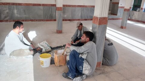 تصاویر /  اعزام گروه جهادی  طلاب مدرسه علمیه صالحیه قزوین به روستای سوگاه الموت