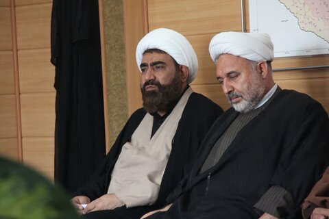 تصاویر / دیدار مدیر ومعاونین مرکز مدیریت حوزه علمیه استان قزوین با مدیر کل دادگستری استان قزوین