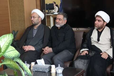 تصاویر / دیدار مدیر ومعاونین مرکز مدیریت حوزه علمیه استان قزوین با مدیر کل دادگستری استان قزوین