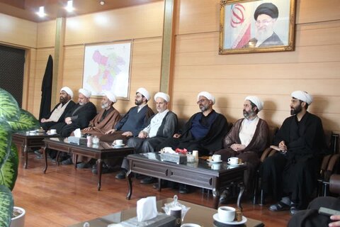 تصاویر / دیدار مدیر ومعاونین مرکز مدیریت حوزه علمیه استان قزوین با مدیر کل دادگستری استان قزوین