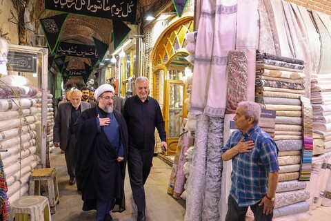 تصاویر | بازدید نماینده ولی فقیه در استان آذربایجان شرقی از اصناف و بازاریان تبریز