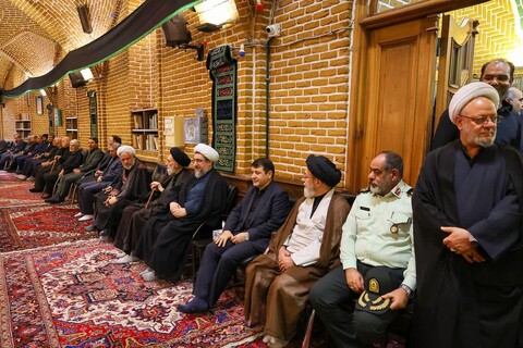 تصاویر | مراسم گرامیداشت شهدای هفت تیر در مسجد مقبره  تبریز