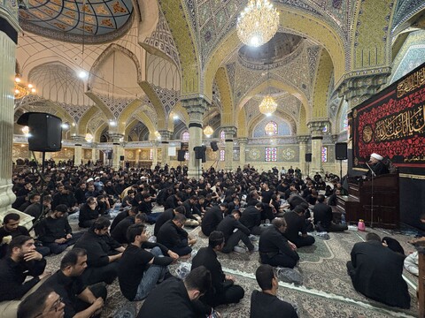 تصاویر / مراسم عزاداری دهه اول ماه محرم در هیئت کف العباس قم