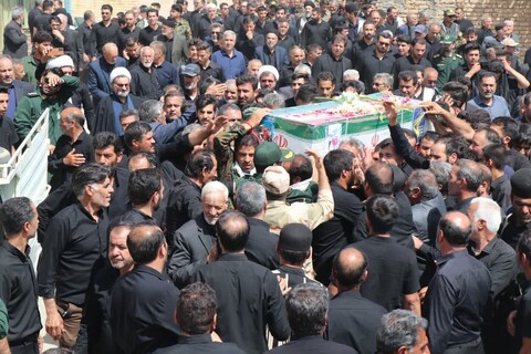 تصاویر / تشییع پیکر سردار شهید غلامرضا سوادکوهی در فریدن اصفهان