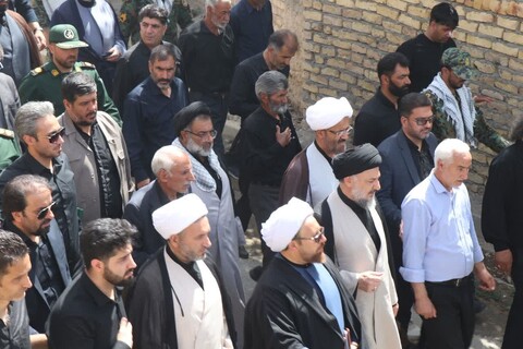 تصاویر / تشییع پیکر سردار شهید غلامرضا سوادکوهی در فریدن اصفهان