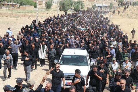 تصاویر / تشییع پیکر سردار شهید غلامرضا سوادکوهی در فریدن اصفهان