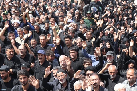 تصاویر / تشییع پیکر سردار شهید غلامرضا سوادکوهی در فریدن اصفهان