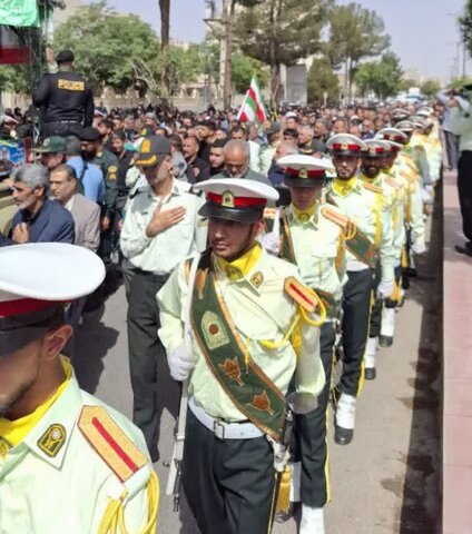 تصاویر/مراسم تشییع شهید مرتضی شفیعی در زرندیه