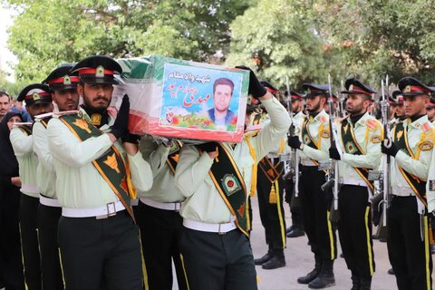 تصاویر/تشییع پیکر شهید مهدی صارم‌پور در اراک