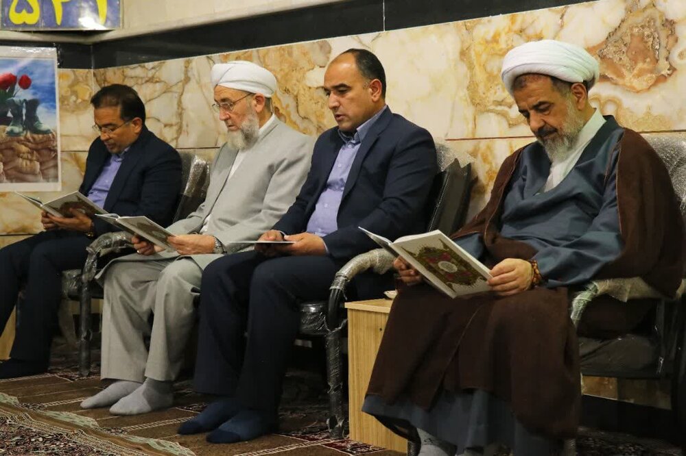 مراسم بزرگداشت طلبه شهید ابوالفضل نیازمند در شهر گنبد کاووس 