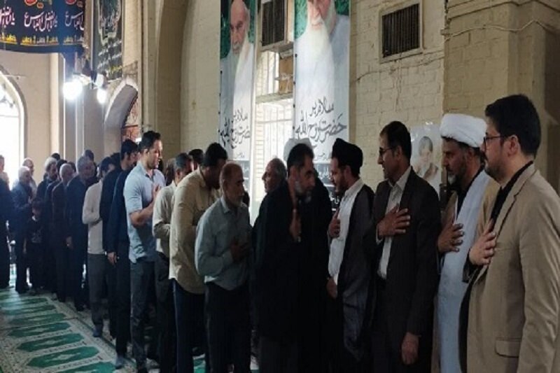 برگزاری مراسم باشکوه تجلیل از شهدای حمله صهیونیست‌ها در شهرستان صحنه+عکس