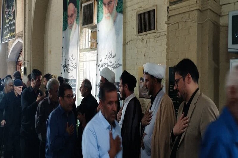 برگزاری مراسم باشکوه تجلیل از شهدای حمله صهیونیست‌ها در شهرستان صحنه+عکس