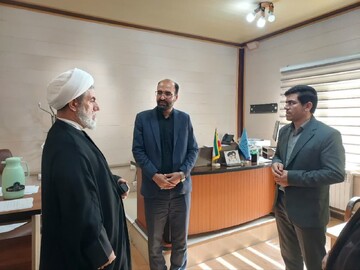 حوزه / دیدار امام جمعه شهرستان بویین زهرا با مسئولین دستگاه قضایی بویین زهرا
