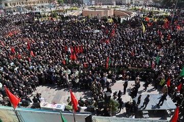 تصاویر / تشییع باشکوه پیکر مطهر شهید شادمانی در همدان