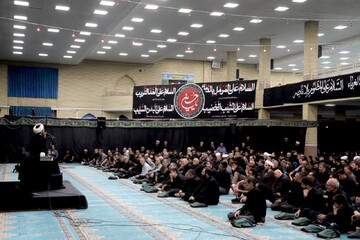 تصاویر/ مراسم عزاداری ماه محرم الحرام در مصلای امام خمینی (ره) ارومیه