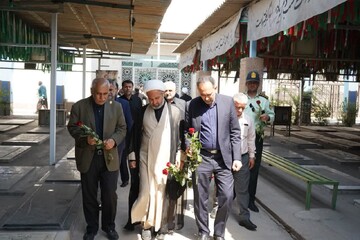 تصاویر/ ویژه برنامه هفته بازخوانی و افشای حقوق بشر آمریکایی و گرامیداشت شهدای حملات تروریستی صهیونیستی در اهواز