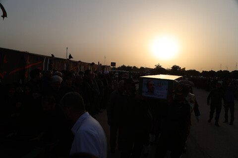 تصاویر /  استقبال از پیکر مطهر سپهبد شهید علی شادمانی در همدان