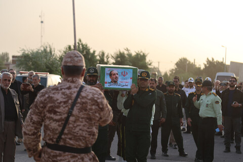 تصاویر /  استقبال از پیکر مطهر سپهبد شهید علی شادمانی در همدان