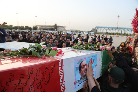 تصاویر /  استقبال از پیکر مطهر سپهبد شهید علی شادمانی در همدان