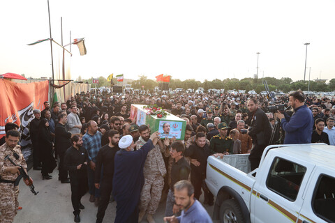 تصاویر /  استقبال از پیکر مطهر سپهبد شهید علی شادمانی در همدان