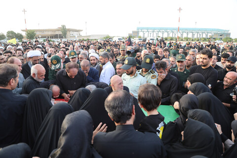 تصاویر /  استقبال از پیکر مطهر سپهبد شهید علی شادمانی در همدان