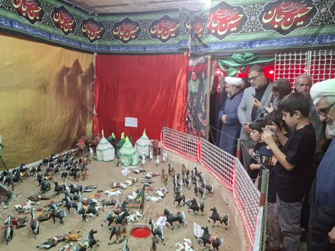 تصاویر/ گشایش نمايشگاه خيمه گاه عشق در آران وبیدگل