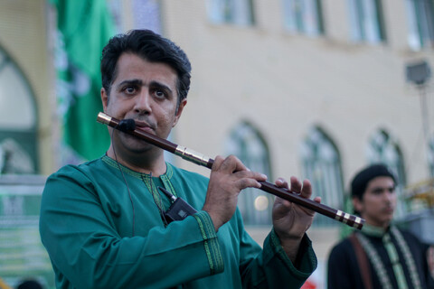 تصاویر| حرکت نمادین کاروان نینوا در بیرجند