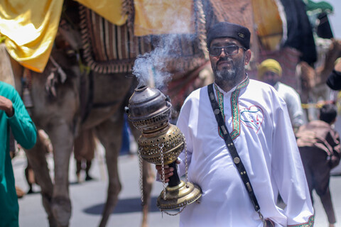 تصاویر| حرکت نمادین کاروان نینوا در بیرجند