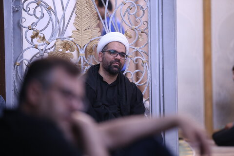 تصاویر/ عزاداری شب سوم در حرم مطهر سیدعلاالدین حسین(ع)