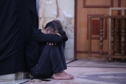 تصاویر/ عزاداری شب سوم در حرم مطهر سیدعلاالدین حسین(ع)