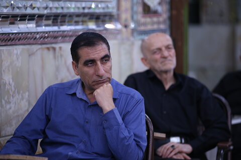 تصاویر/ عزاداری شب سوم در حرم مطهر سیدعلاالدین حسین(ع)