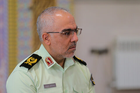 تصاویر / حضور نماینده ولی فقیه در استان قزوین در جمع  کارکنان ستاد فرماندهی انتظامی استان قزوین