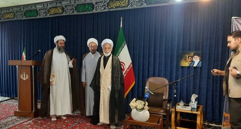 تصاویر/مراسم تکریم و معارفه مدیر جدید حوزه علمیه خواهران استان مرکزی