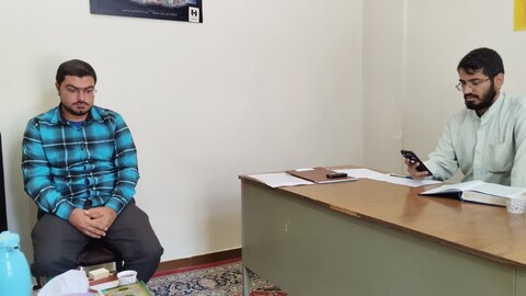 برگزاری آزمون سالانه حفظ قرآن کریم در مدرسه علمیه وشهر