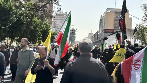 تشییع میلیونی شهدا در تهران