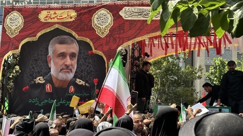 تشییع میلیونی شهدا در تهران