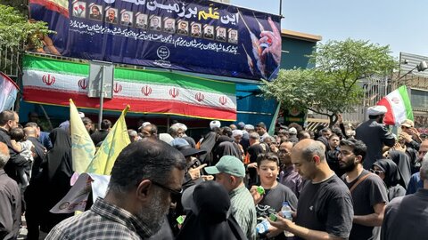 تشییع میلیونی شهدا در تهران