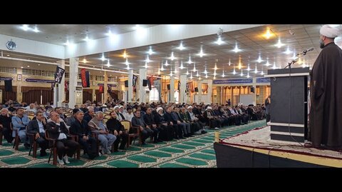 تصاویر/ مراسم گرامیداشت شهدای جنگ تحمیلی رژیم صهیونیستی به خاک ایران در مصلای بوشهر