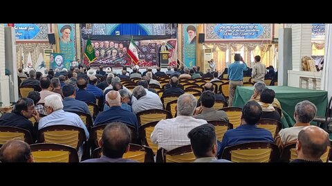 تصاویر/ مراسم گرامیداشت شهدای جنگ تحمیلی رژیم صهیونیستی به خاک ایران در مصلای بوشهر