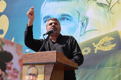 تصاویر / تشییع باشکوه پیکر مطهر شهید شادمانی در همدان