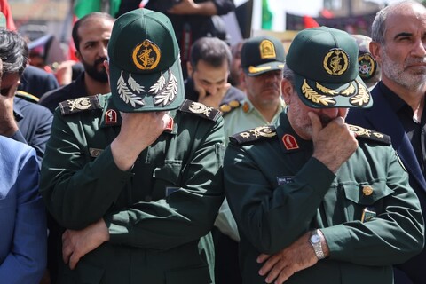 تصاویر / تشییع باشکوه پیکر مطهر شهید شادمانی در همدان