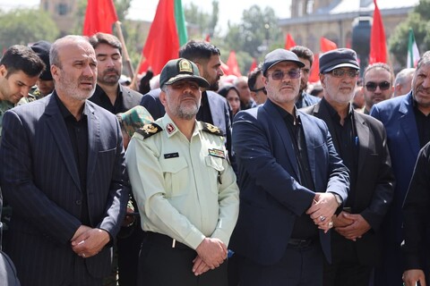 تصاویر / تشییع باشکوه پیکر مطهر شهید شادمانی در همدان