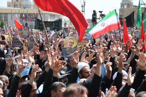 تصاویر / تشییع باشکوه پیکر مطهر شهید شادمانی در همدان