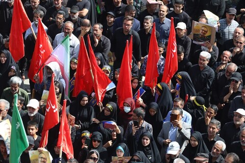 تصاویر / تشییع باشکوه پیکر مطهر شهید شادمانی در همدان