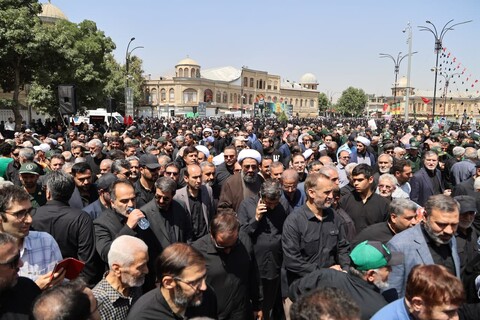 تصاویر / تشییع باشکوه پیکر مطهر شهید شادمانی در همدان