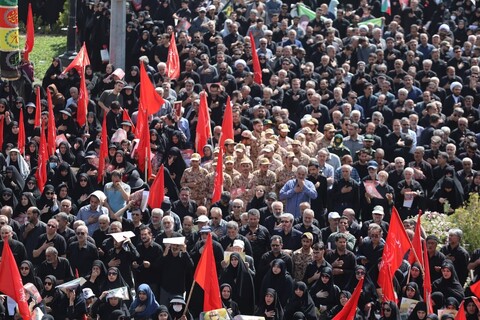 تصاویر / تشییع باشکوه پیکر مطهر شهید شادمانی در همدان